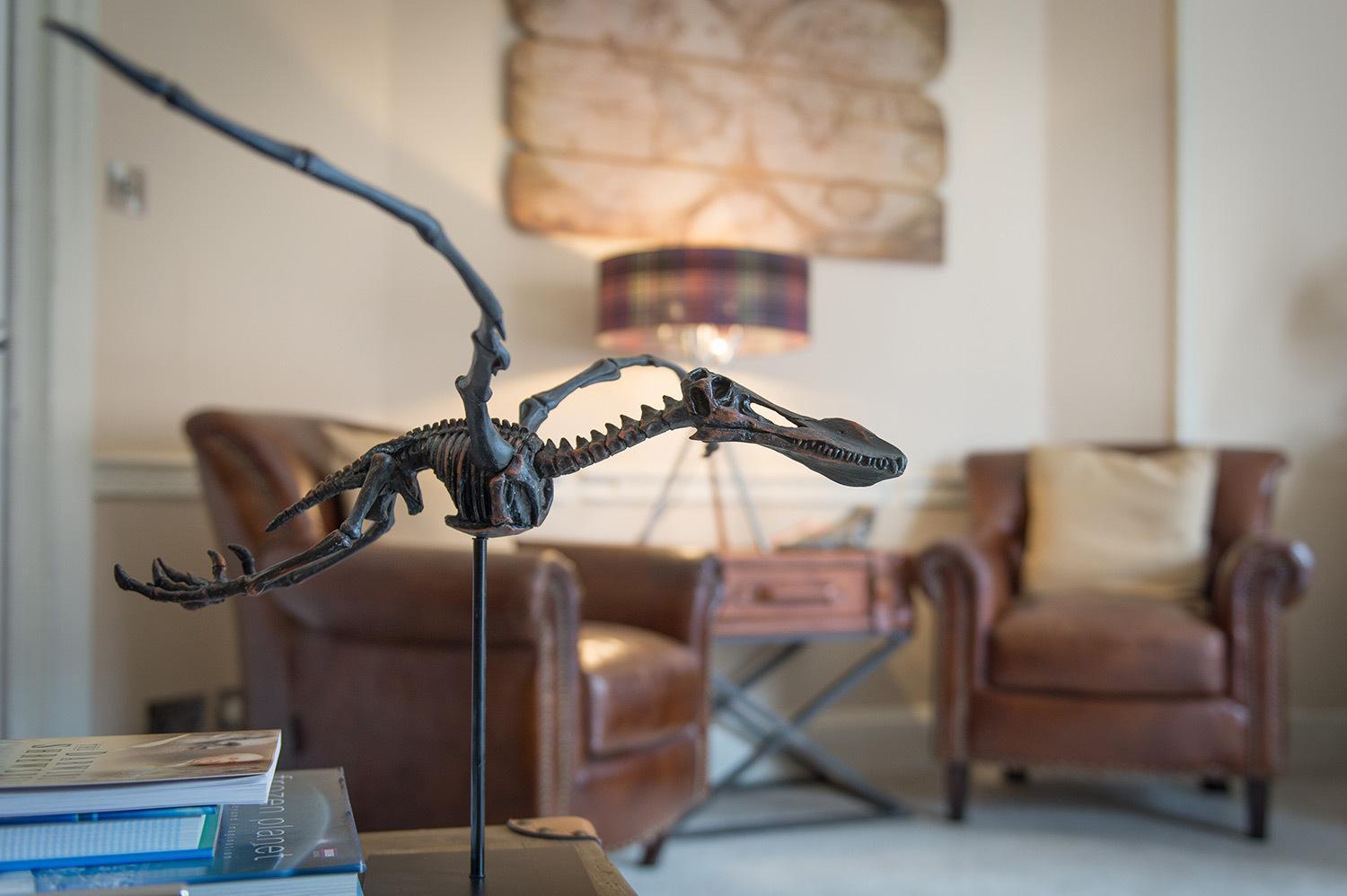 Bed and Breakfast Darwin'S Townhouse Shrewsbury Exteriér fotografie Fossil of the Late Cretaceous tyrannosaur Dryptosaurus